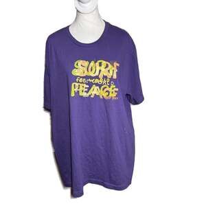 'Surf For World Peace' Tee 
Men’s size extra large